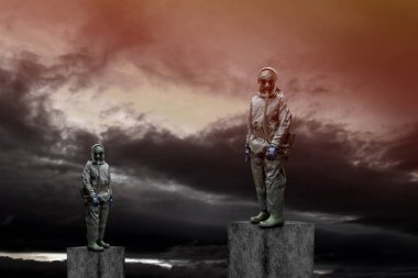 İzolasyon ve sosyal uzaklık kavramı - Covid ve Corona virüsü salgını