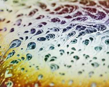 sabun köpüğü yüzeyi renkli