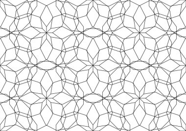 Süs tasarım. Modern sorunsuz geometri desen. Vektör çizim. İç, baskı, web ve tekstil tasarımı için.