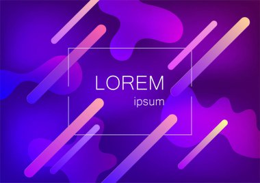 Arka plan. Parlak renkli dinamik şekiller. Eps10 vektör çizim.