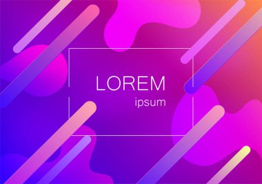 Arka plan. Parlak renkli dinamik şekiller. Eps10 vektör çizim.