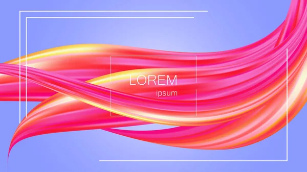 Résumé Flow Background Illustration Vectorielle Des Formes Fluides — Image vectorielle