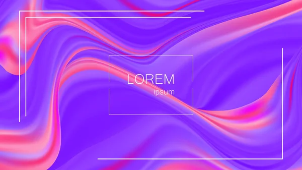 Fondo de flujo abstracto. Ilustración de vectores de formas fluidas — Vector de stock