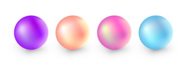 Beyaz arka planda izole edilmiş gerçekçi inciler..