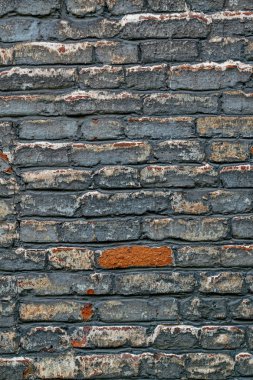 Kırmızı tuğla duvar doku arka plan. Eski tuğla duvar doku.