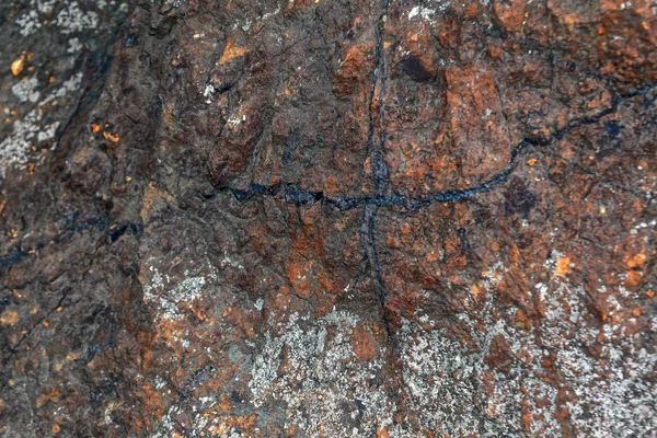 Naturalne Tekstury Hematyt Gór Ural Szczelnie Góry — Zdjęcie stockowe
