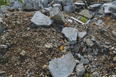 Daraltılmış Beton Sanayi işeneceğini görüntüleyin. Hasarlı evi.