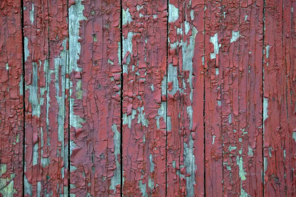 Armoedige houten achtergrond, gekleurde gebarsten verf, oude grunge houtstructuur oppervlak — Stockfoto