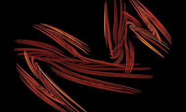 Bilgisayar oluşturulan soyut spiral fraktal alev görüntü .