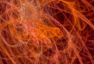 Bilgisayar oluşturulan soyut spiral fraktal alev görüntü .