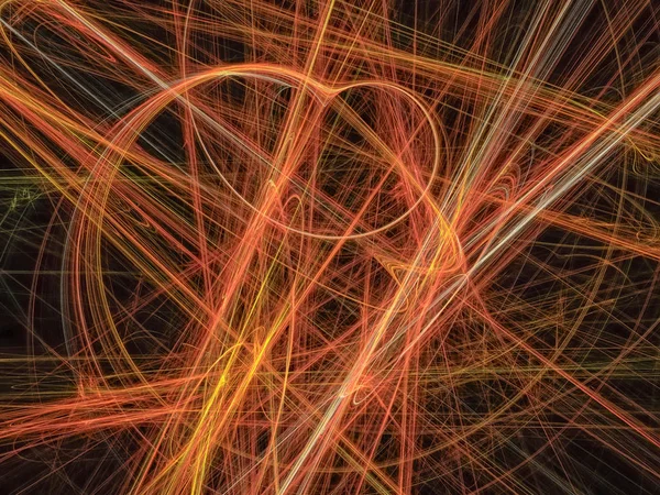 Immagine astratta della fiamma frattale a spirale generata dal computer  . — Foto Stock