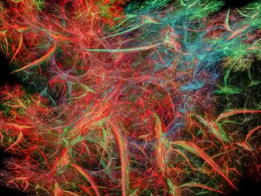 Bilgisayar oluşturulan soyut spiral fraktal alev görüntü .