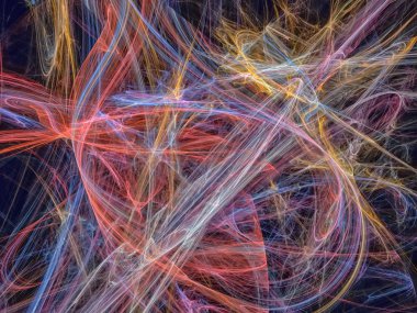 Bilgisayar oluşturulan soyut spiral fraktal alev görüntü .