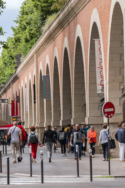 Paris França Maio 2019 Viaduc Des Arts Avenue Daumesnil Antigo — Fotografia de Stock