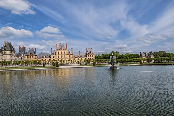 Beautiful Public Park Fountain Palace Fontainebleau Chateau Fontainebleau 1137 One — Stock Photo, Image