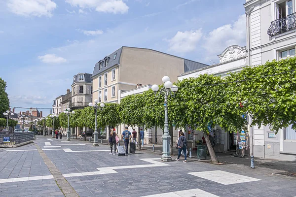 Fontainebleau France Mai 2019 Vue Sur Rue Dans Vieille Ville — Photo