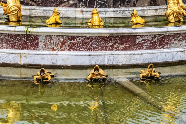 Versailles Francie Května 2019 Fragment Latonské Fontány Versailles Palace Královský — Stock fotografie