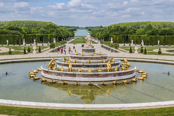 Versailles França Maio 2019 Fragmento Fonte Latona Palácio Versalhes Castelo — Fotografia de Stock