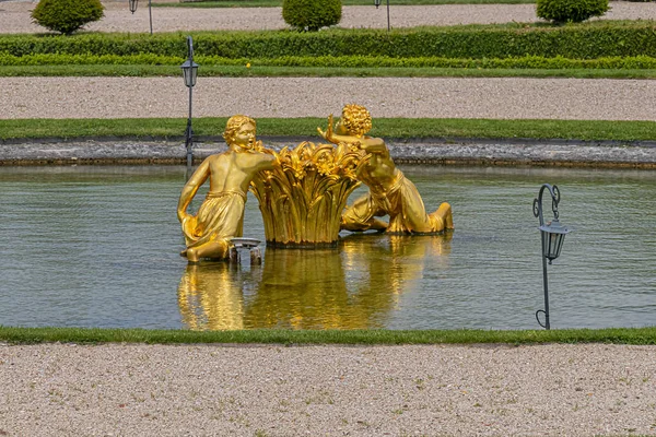 Versailles França Maio 2019 North Lizard Pool Bassin Des Lezards — Fotografia de Stock