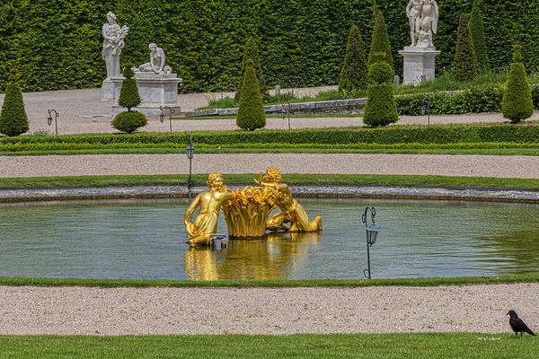凡尔赛 2019年5月27日 拉托内帕特里的北蜥蜴池 Bassin Des Lezards Nord 凡尔赛宫 古老的皇家城堡 位于巴黎西南20公里处 — 图库照片