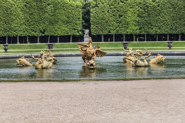 Versailles Francia Mayo 2019 Detalle Fuente Del Dragón Palacio Versalles — Foto de Stock