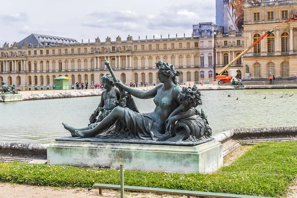 Wersal Francja Maja 2019 Piękna Antyczna Rzeźba Brązu Parterze Wodnym — Zdjęcie stockowe