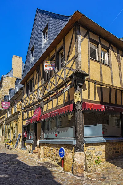 Mans France June 2019 Medieval Street Ancient Part French City — Stock Photo, Image