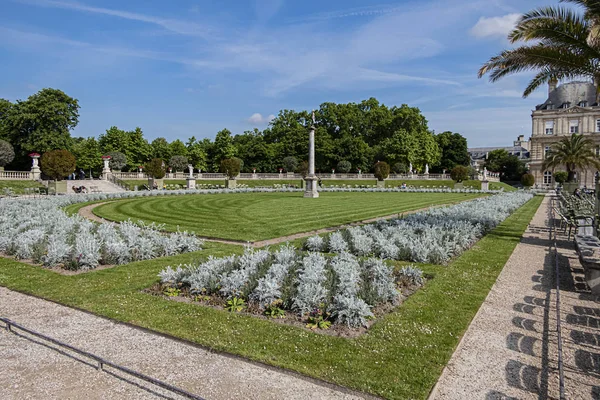 Paris França Maio 2019 Vista Pitoresca Jardim Luxemburgo Jardin Luxembourg — Fotografia de Stock