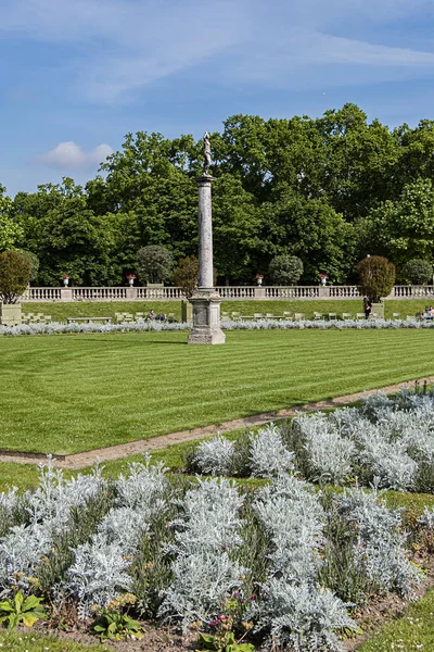 Париж Франция Мая 2019 Года Живописный Вид Люксембургского Сада Jardin — стоковое фото