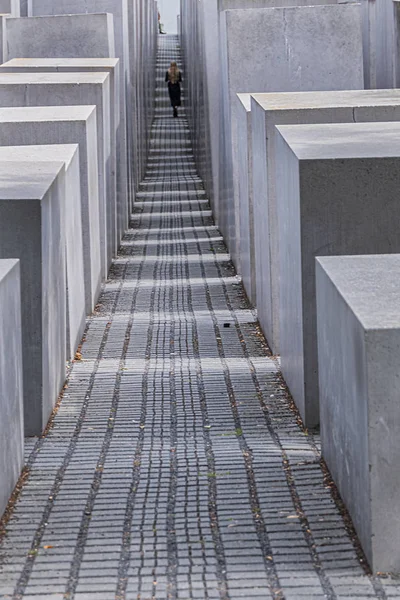 Berlin Germany August 2019 Memorial Murdered Jews Europe Holocaust Memorial — Stock Photo, Image