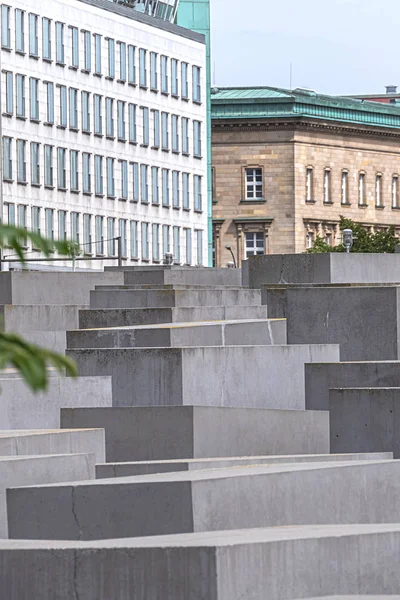 Berlin Germany August 2019 Memorial Murdered Jews Europe Holocaust Memorial — Stock Photo, Image