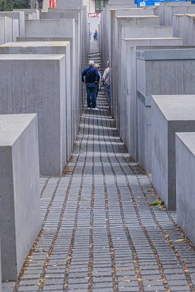 Berlin Germany August 2019 Memorial Murdered Jews Europe Holocaust Memorial — Stock Photo, Image