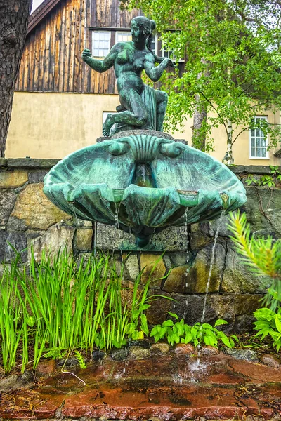 스웨덴 스톡홀름 2017 스톡홀름 밀밭에 세계적으로 조각가 밀레의 조각품 — 스톡 사진