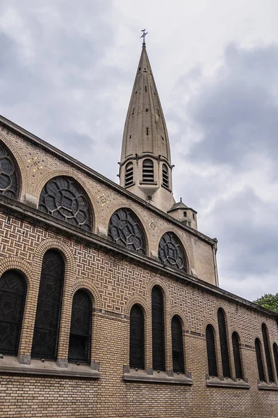 Utsikt Över Saint Leons Kyrka Saint Leon Församlingskyrka Som Ligger — Stockfoto