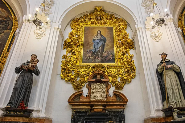 Kordoba Hiszpania Czerwca 2018 Wnętrze Meczetu Katedry Kordobie Mezquita Catedral — Zdjęcie stockowe