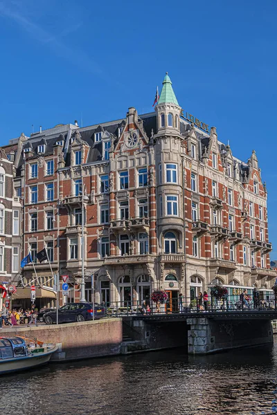 Amsterdão Países Baixos Agosto 2019 Dos Edifícios Mais Bonitos Amsterdã — Fotografia de Stock