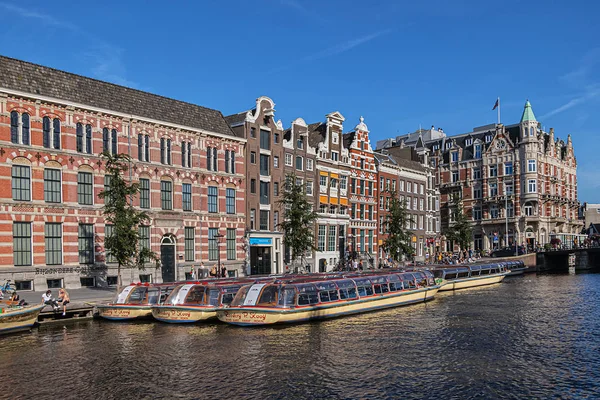 Amsterdão Países Baixos Agosto 2019 Dos Edifícios Mais Bonitos Amsterdã — Fotografia de Stock