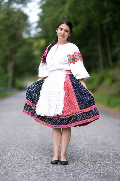 Folclore Slovacco Ballerino Folklore — Foto Stock