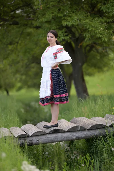 Folclore Slovacco Ballerino Folklore — Foto Stock