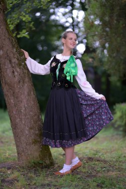 Slovakya folkloru. Geleneksel kıyafet.