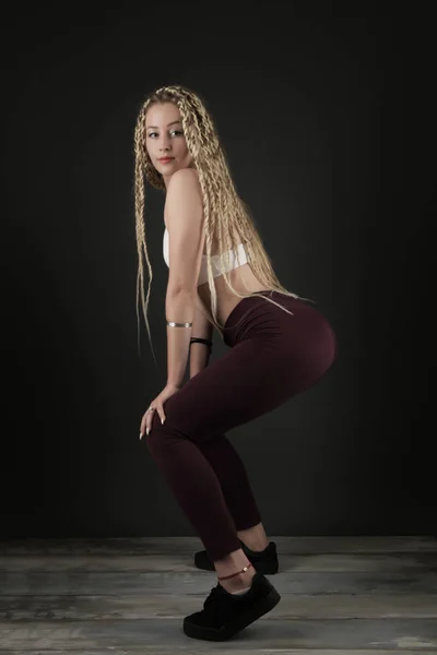 Sexy Ženy Tančí Dancehall — Stock fotografie