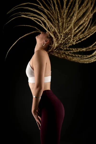 Sexy Mujer Bailando Dancehall — Foto de Stock