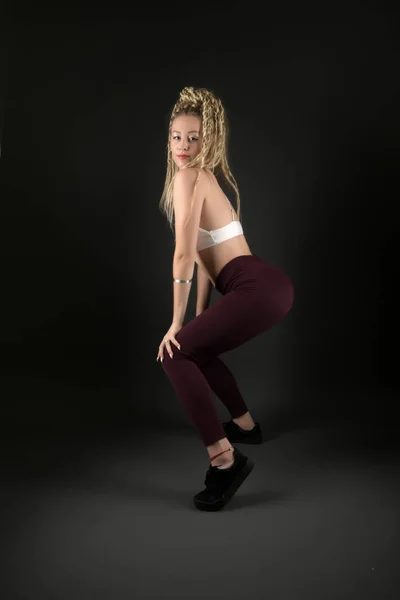 Seksi Kadın Dancehall Dans — Stok fotoğraf