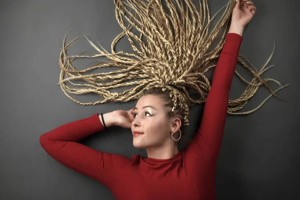 Sexy Vrouw Dansen Dancehall — Stockfoto