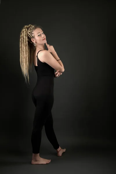 Sexy Donna Danza Dancehall — Foto Stock