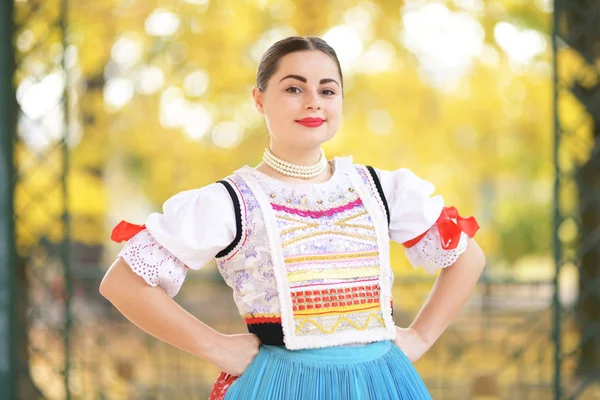 Young Beautiful Slovak Woman — Stock Photo, Image