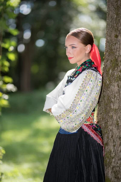 Slovak Halk Dansının bir parçası. Slovakça folklor.