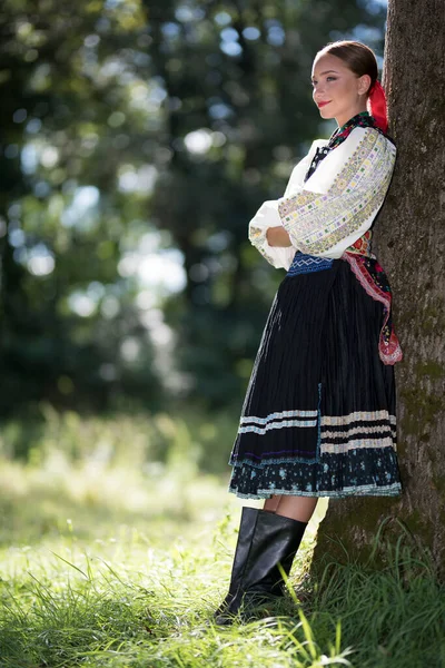슬로바키아 댄스의 일부이기도 슬로바키아의 민간전승 — 스톡 사진