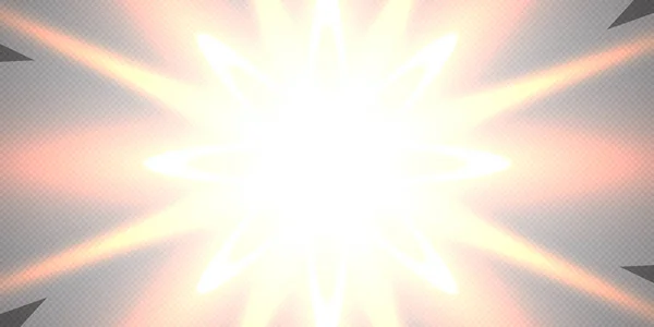 Stelle Sono Fatte Ovale Gli Effetti Luminosi Brillano Star Mostrato — Vettoriale Stock