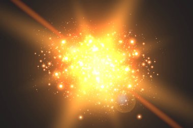 Işık efekti kızdırma. Yıldız parladı pullu. Alan arka plan soyut. Flash vurgulamak ışın. Harika tasarım.